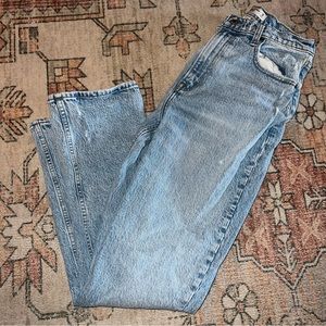 Abercrombie Curve Love Ultra High Rise 90s Straight Jean